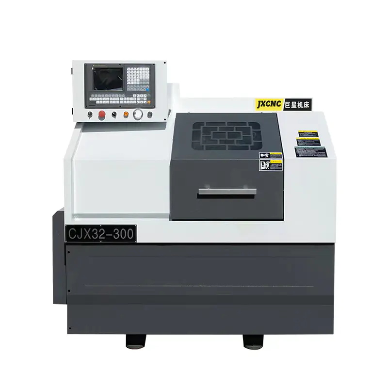 JX32-300 Миниатюрный экономичный токарный станок с ЧПУ для обработки металлических изделий