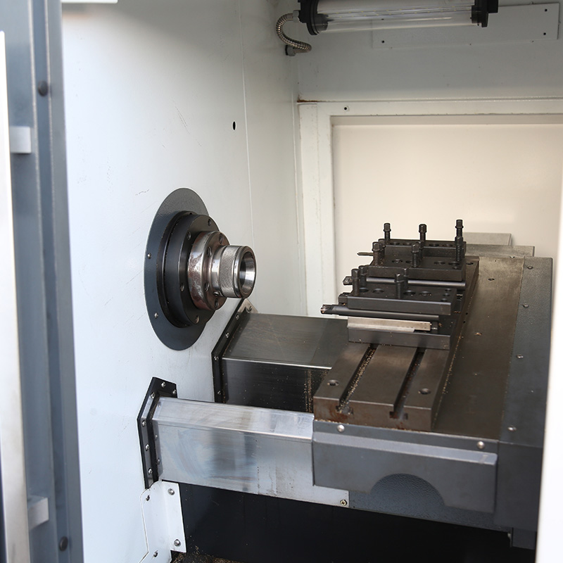 Дешевый токарный станок с ЧПУ HX30 с прутковым питателем